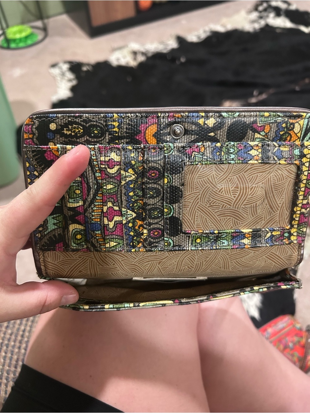 Sakroots Multicolor Embroidered Pattern Wallet - Picture 4 of 5
